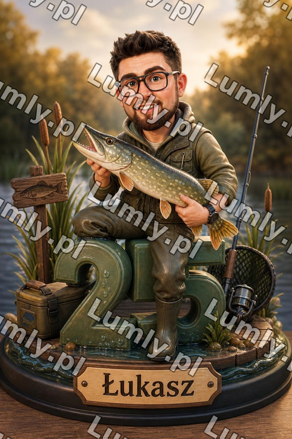 Plakat w drewnianej ramce za szkłem - Rozmiar 40×60 cm