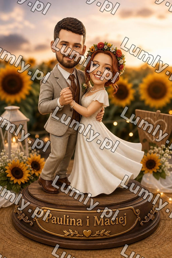 Wydruk na szkle na podstawce LED - Rozmiar 20×30 cm