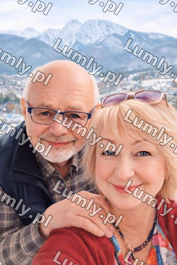 Plakat w drewnianej ramce za szkłem - Rozmiar 50×75 cm