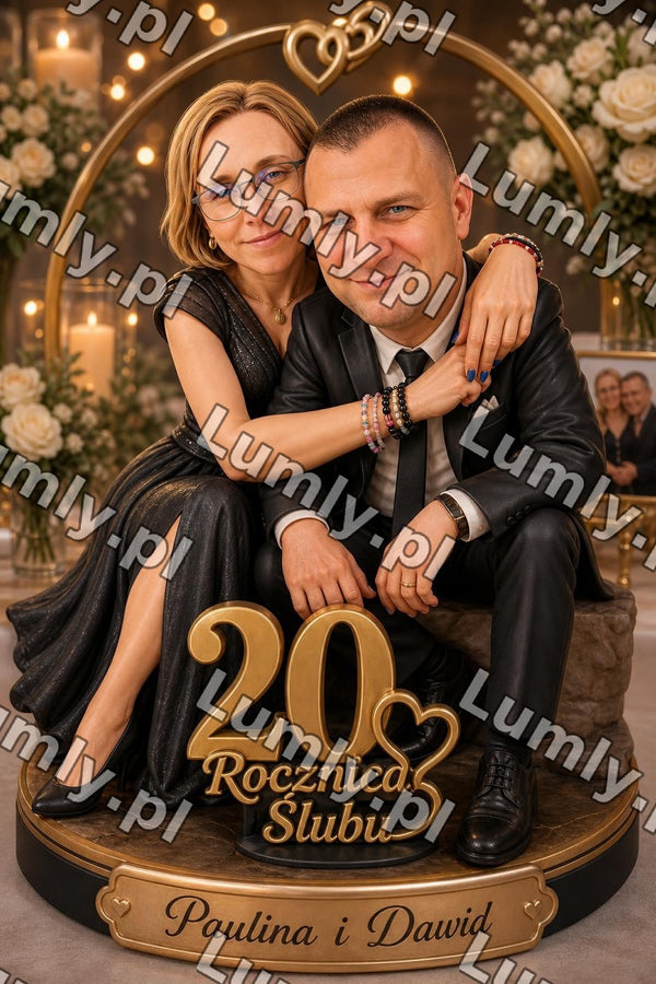 Plakat w czarnej ramce za szkłem - Rozmiar 40×60 cm