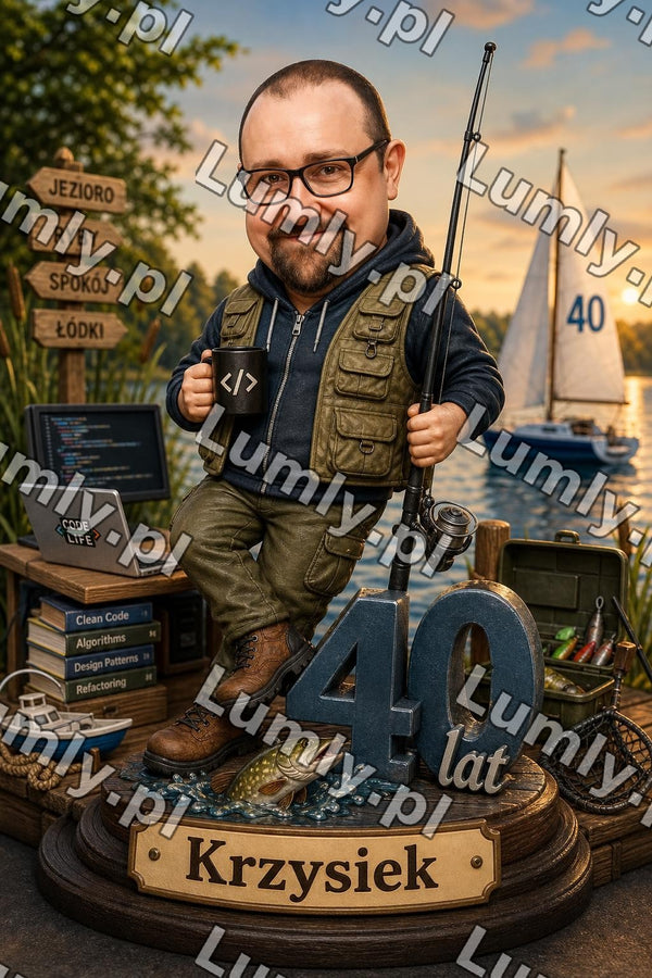 Plakat w czarnej ramce za szkłem - Rozmiar 20×30 cm