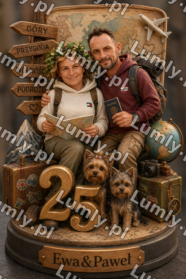 Plakat w czarnej ramce za szkłem - Rozmiar 40×60 cm