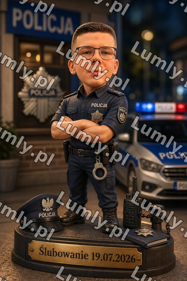Wydruk na szkle na podstawce LED - Rozmiar 20×30 cm