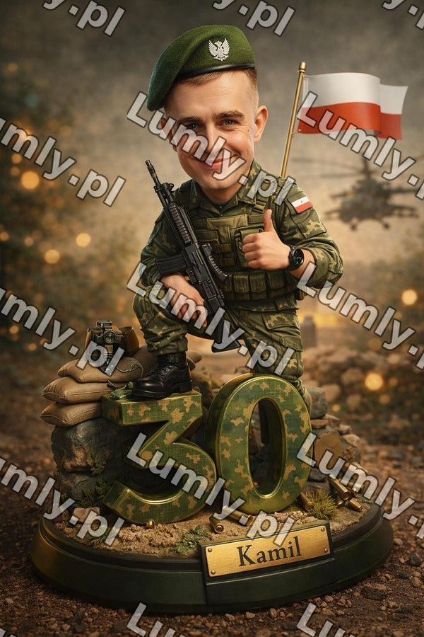 Wydruk na szkle na podstawce LED - Rozmiar 15×21 cm