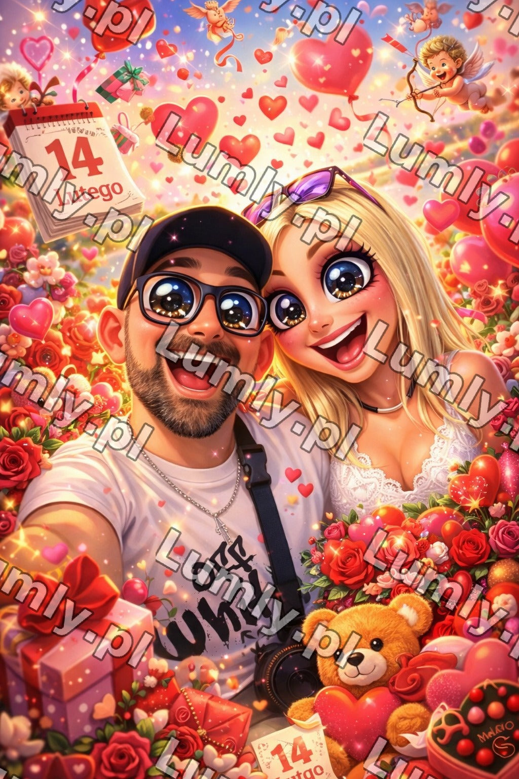 AI crazy-love for Karykatura - 43070859
