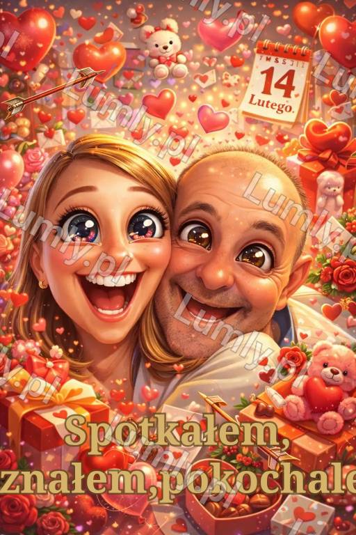 AI crazy-love for Karykatura - 79177604