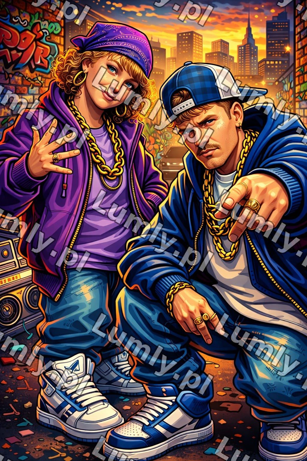 AI hiphop for Karykatura - 79091497