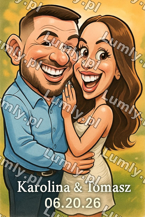Plakat w białej ramce za szkłem - Rozmiar 20×30 cm