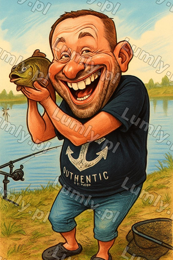 Produkt cyfrowy - Styl karykatura