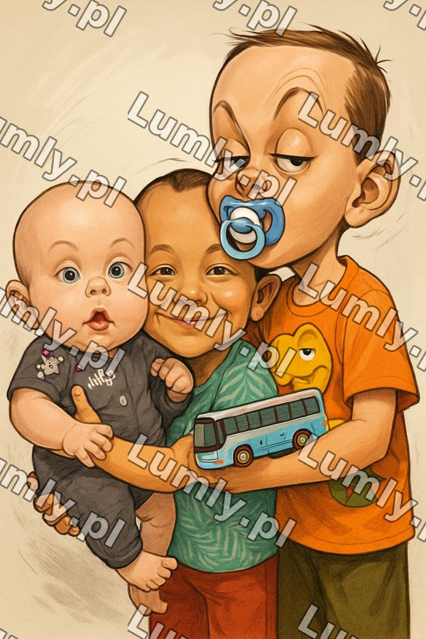 Plakat w czarnej ramce za szkłem - Rozmiar 20×30 cm
