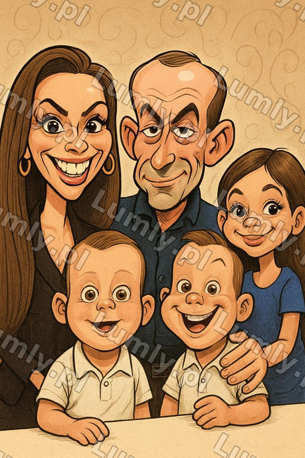 Produkt cyfrowy - Styl karykatura