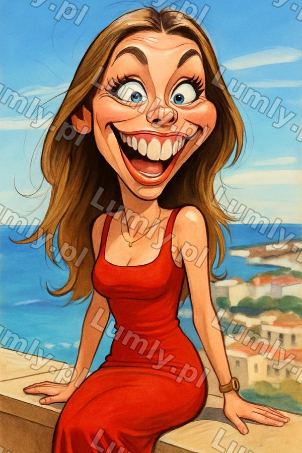 Produkt cyfrowy - Styl karykatura