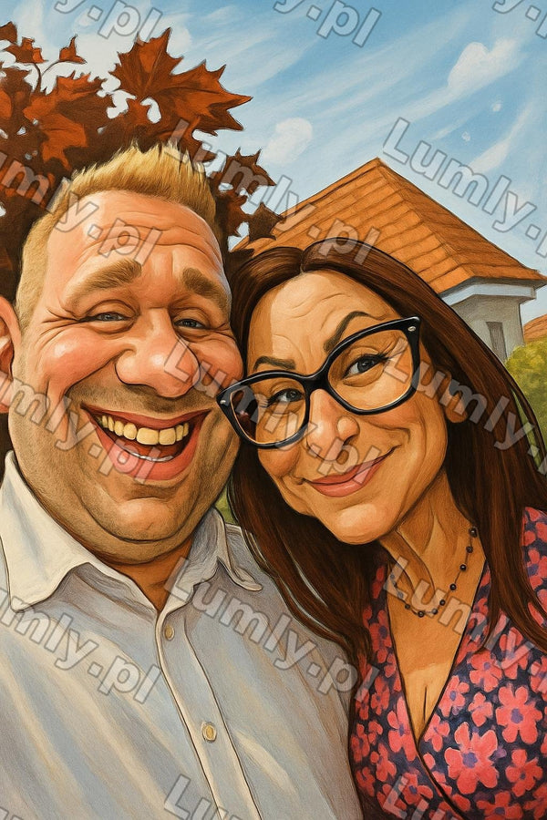 Produkt cyfrowy - Styl karykatura