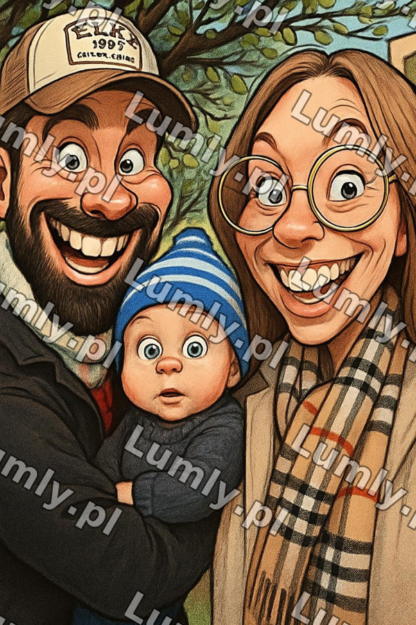 Plakat w drewnianej ramce za szkłem - Rozmiar 20×30 cm