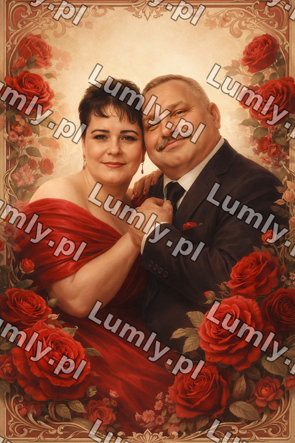 Plakat w drewnianej ramce za szkłem - Rozmiar 30×45 cm