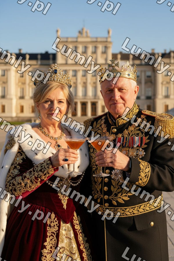 Wydruk na szkle na podstawce drewnianej - Rozmiar 15×21 cm