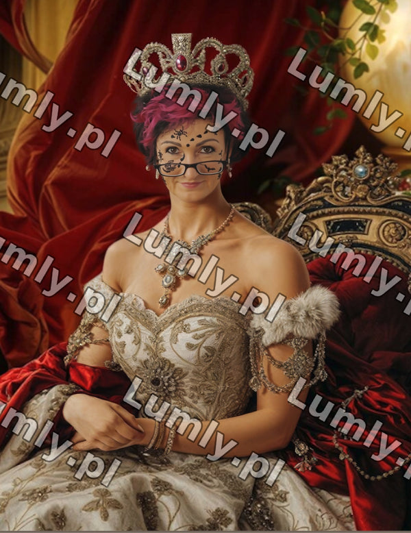 Wydruk na szkle na podstawce drewnianej - Rozmiar 15×21 cm