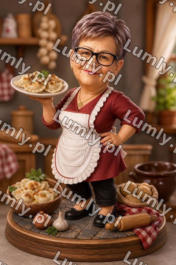 Plakat w drewnianej ramce za szkłem - Rozmiar 30×45 cm