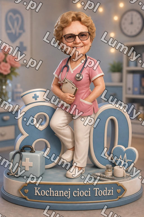 Plakat w drewnianej ramce za szkłem - Rozmiar 20×30 cm