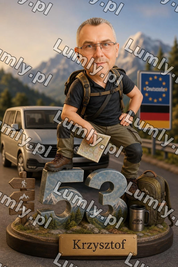 Plakat w czarnej ramce za szkłem - Rozmiar 20×30 cm