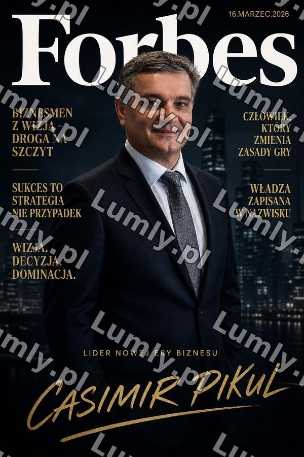 Plakat w drewnianej ramce za szkłem - Rozmiar 30×45 cm