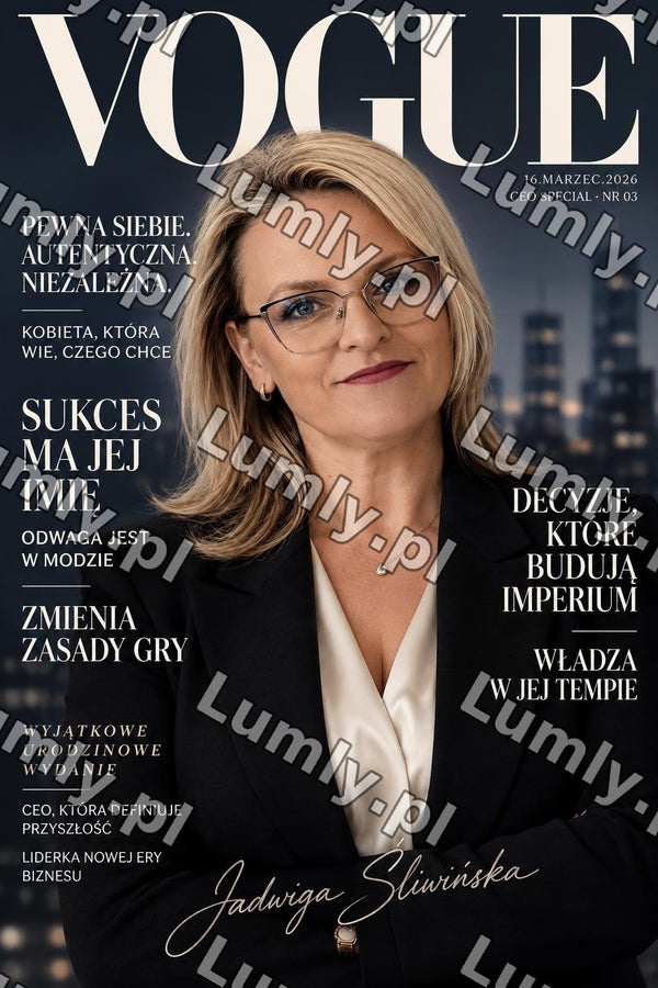 Plakat w czarnej ramce za szkłem - Rozmiar 30×45 cm
