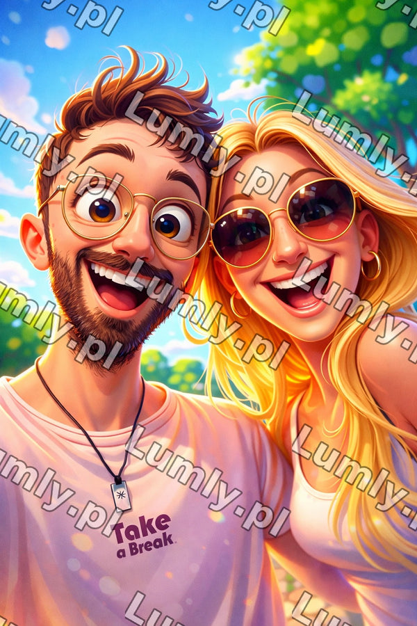 Plik cyfrowy – pakiet 3 pliki - Styl 3d-cartoon