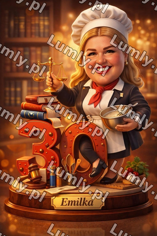 Plakat w czarnej ramce za szkłem - Rozmiar 20×30 cm