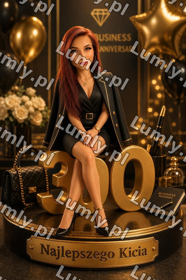 Plakat w czarnej ramce za szkłem - Rozmiar 30×45 cm