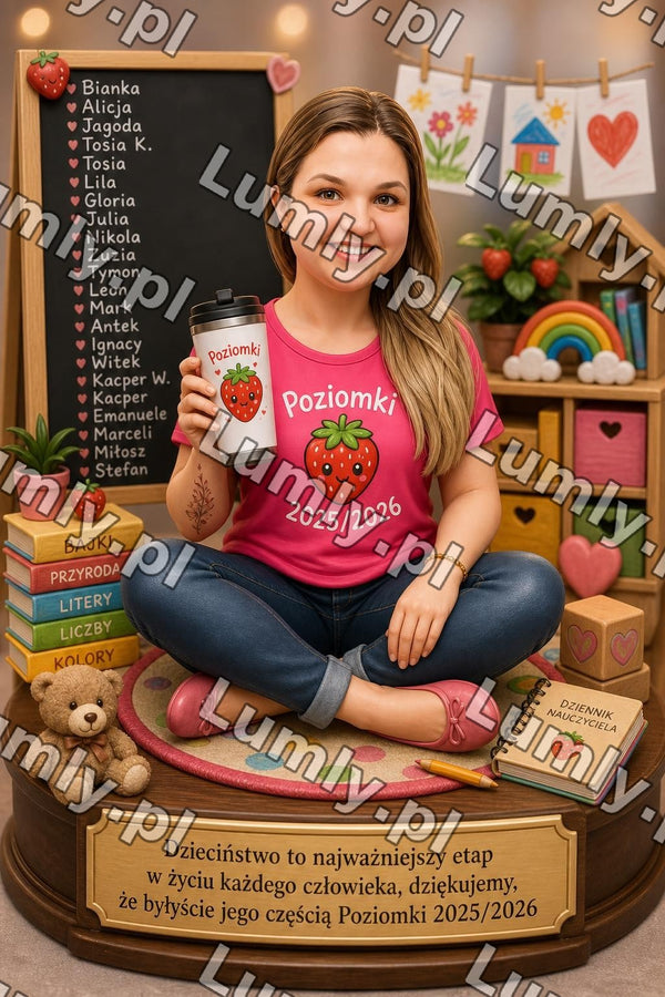 Plakat w białej ramce za szkłem - Rozmiar 30×45 cm