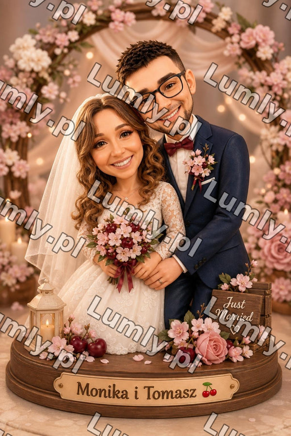 Wydruk na szkle na podstawce LED - Rozmiar 20×30 cm