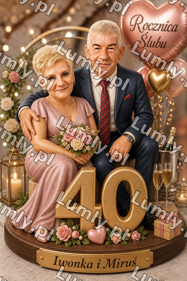 Plakat w białej ramce za szkłem - Rozmiar 30×45 cm