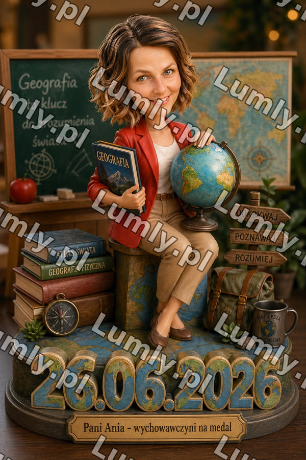 Plakat w białej ramce za szkłem - Rozmiar 20×30 cm