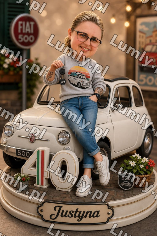 Plakat w białej ramce za szkłem - Rozmiar 40×60 cm