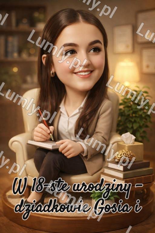 Wydruk na szkle na podstawce drewnianej - Rozmiar 15×21 cm