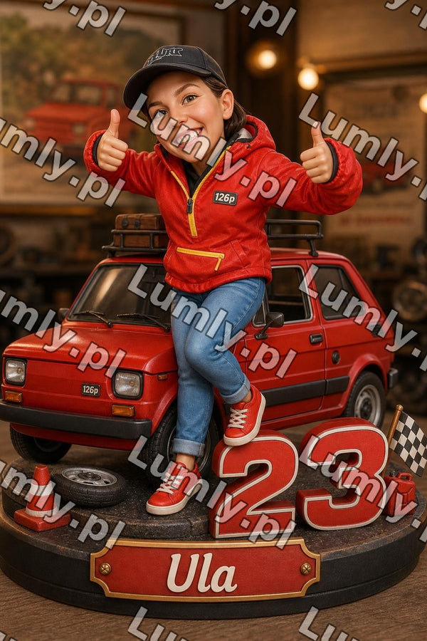 Plakat w białej ramce za szkłem - Rozmiar 20×30 cm