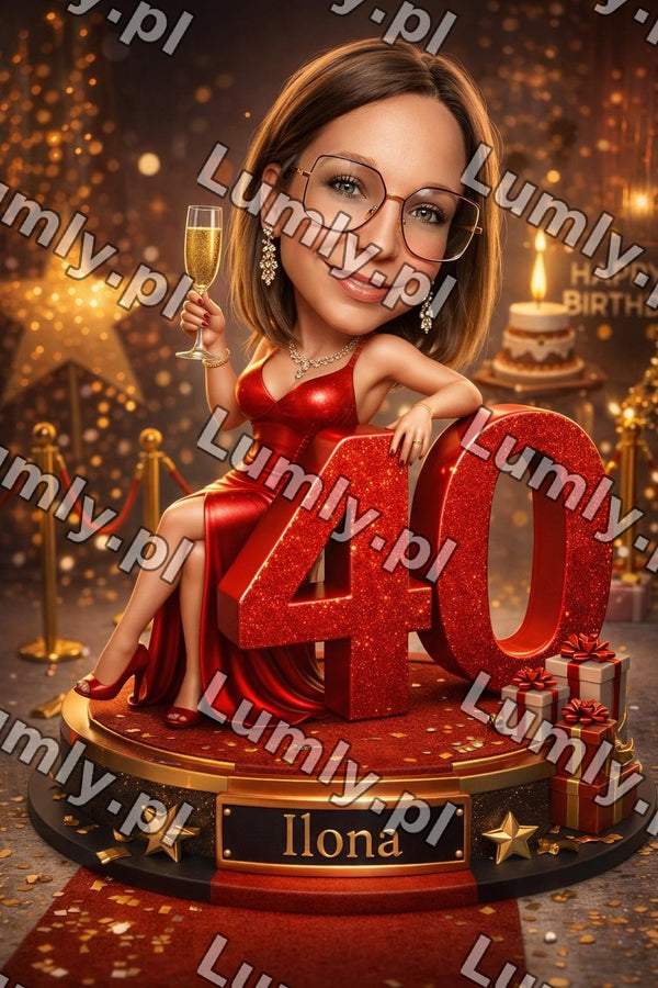 Plakat w czarnej ramce za szkłem - Rozmiar 20×30 cm