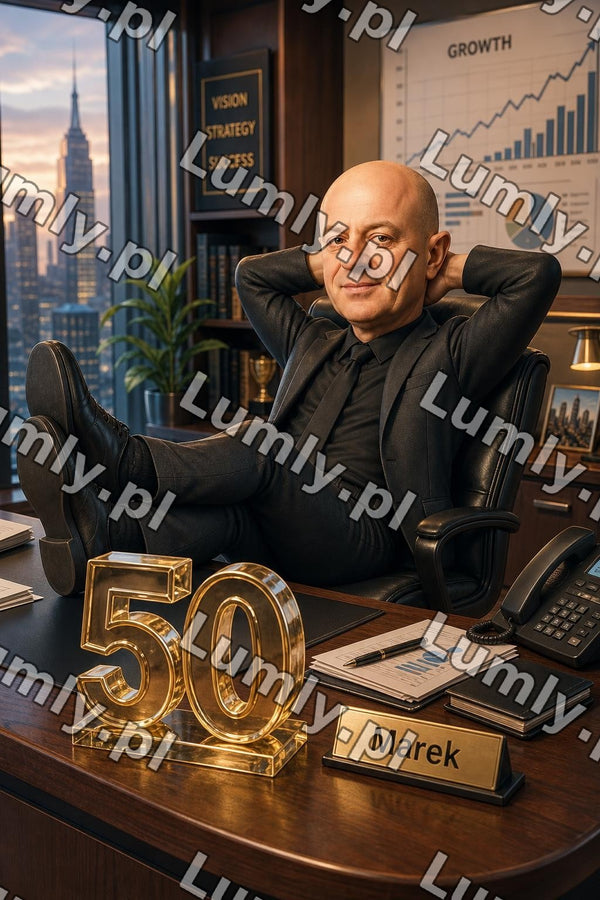 Plakat w czarnej ramce za szkłem - Rozmiar 20×30 cm