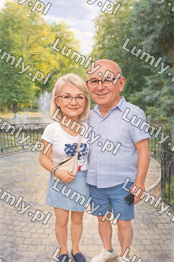 Plakat w drewnianej ramce za szkłem - Rozmiar 20×30 cm