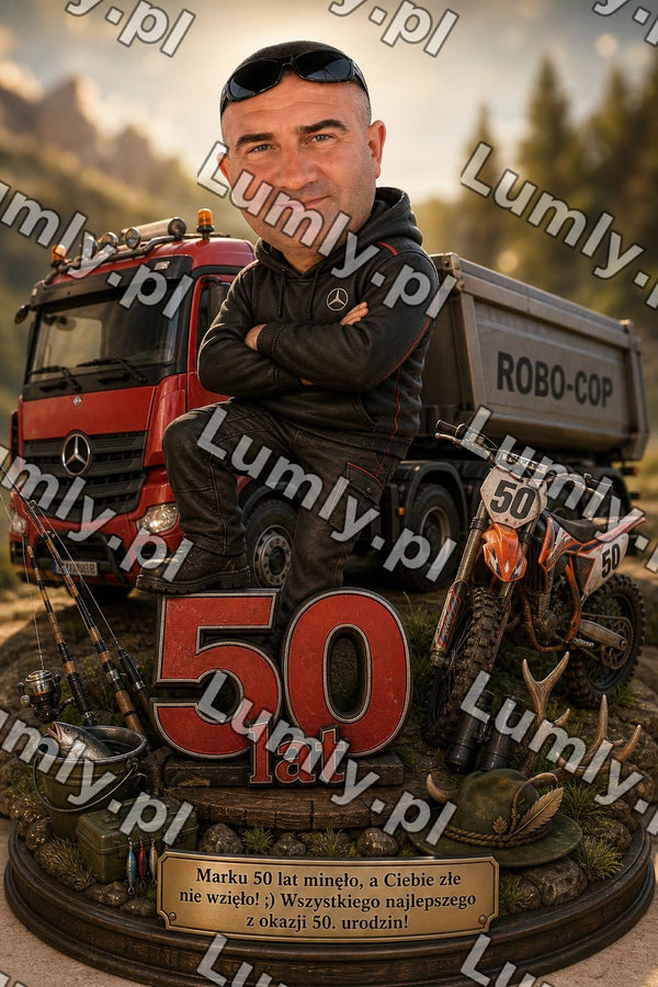 Plakat w białej ramce za szkłem - Rozmiar 40×60 cm