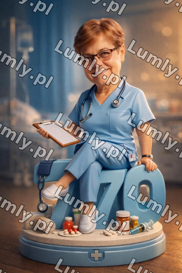 Plakat w białej ramce za szkłem - Rozmiar 30×45 cm