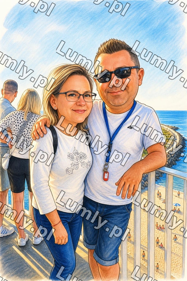 Plakat w czarnej ramce za szkłem - Rozmiar 20×30 cm
