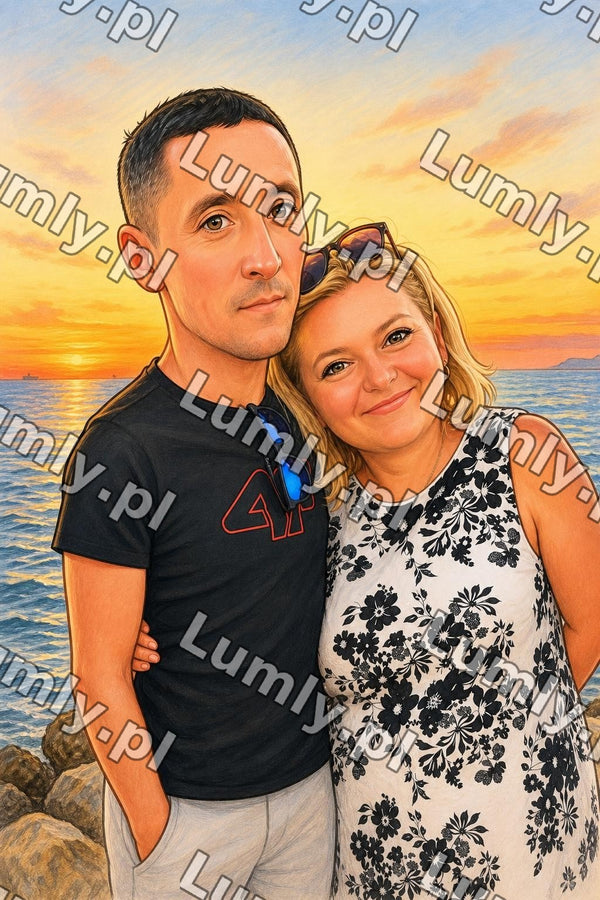 Plakat w czarnej ramce za szkłem - Rozmiar 40×60 cm