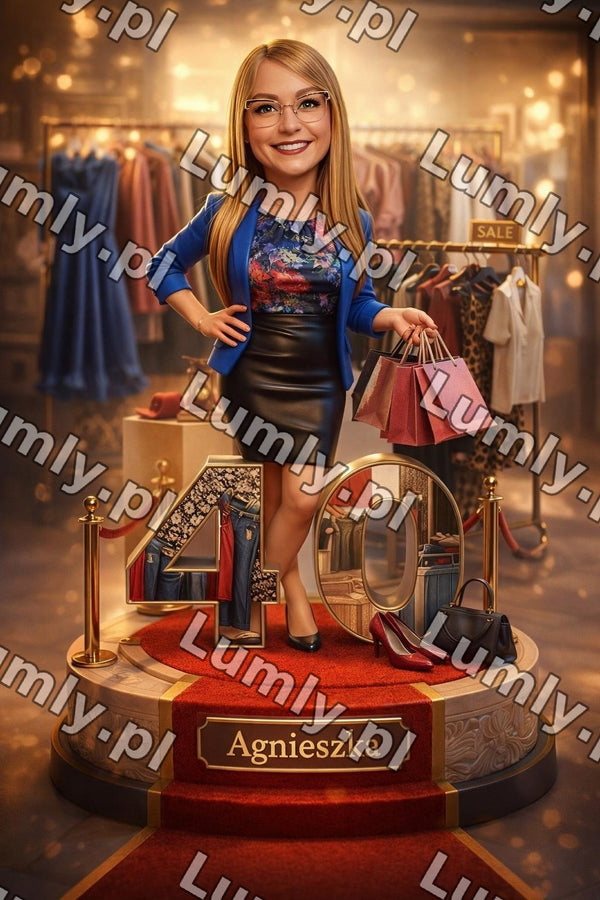 Wydruk na szkle na podstawce LED - Rozmiar 15×21 cm