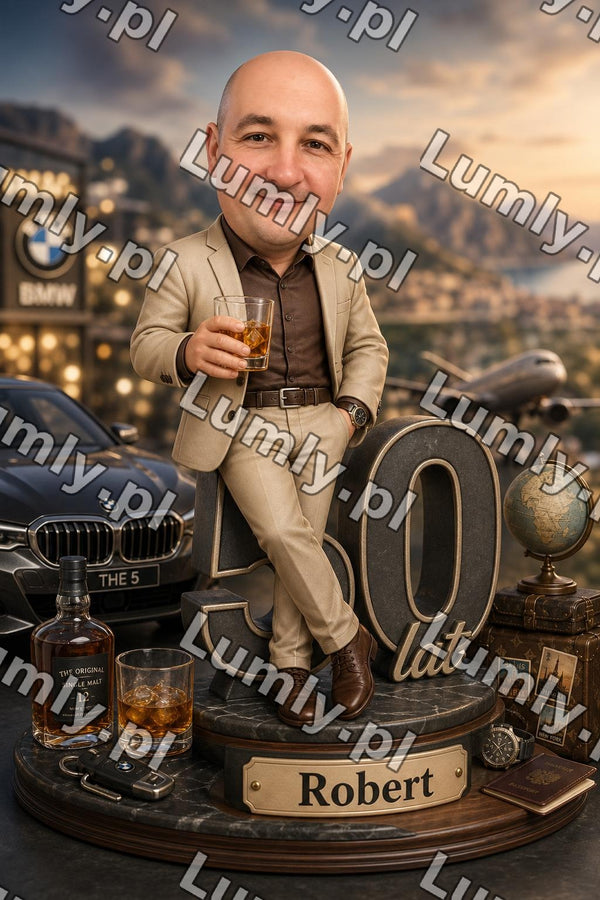 Plakat w czarnej ramce za szkłem - Rozmiar 40×60 cm