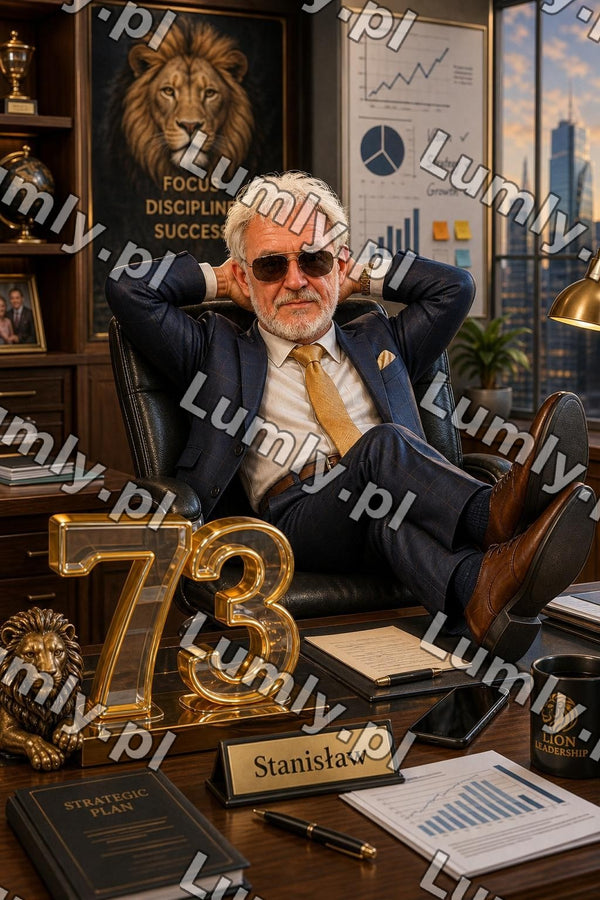 Plakat w czarnej ramce za szkłem - Rozmiar 40×60 cm