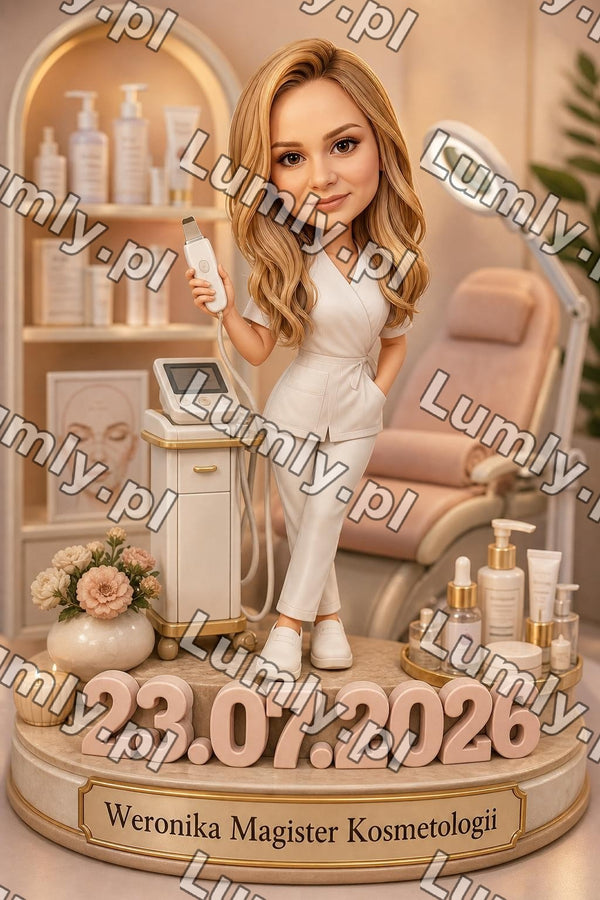 Plakat w białej ramce za szkłem - Rozmiar 30×45 cm