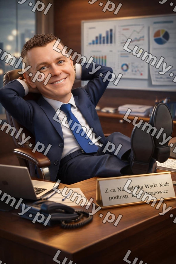 Wydruk na szkle na podstawce drewnianej - Rozmiar 20×30 cm