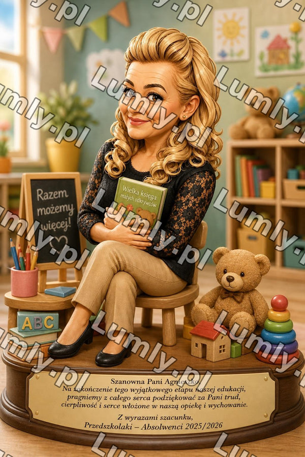 Plakat w drewnianej ramce za szkłem - Rozmiar 20×30 cm