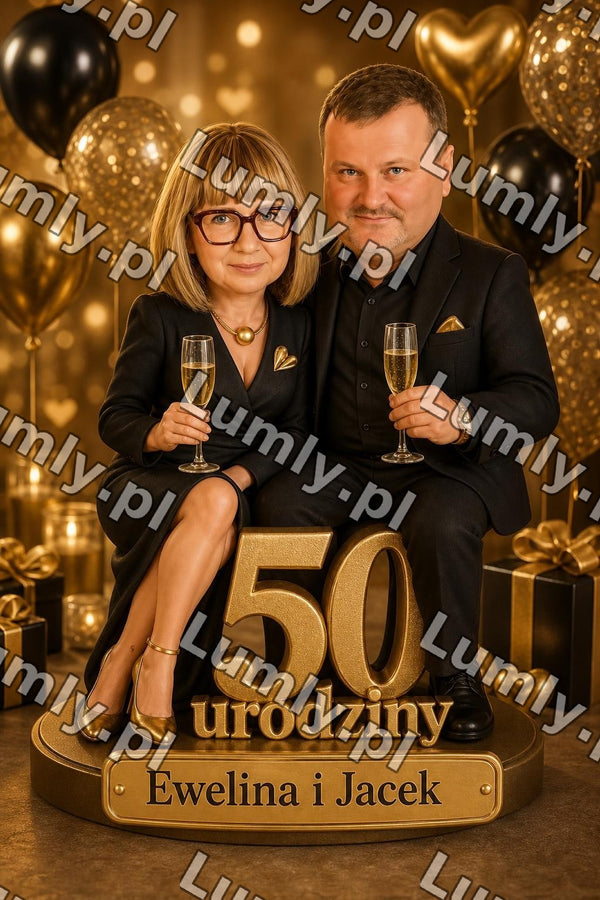 Plakat w drewnianej ramce za szkłem - Rozmiar 30×45 cm